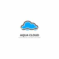 Gratis vector cloud logo design