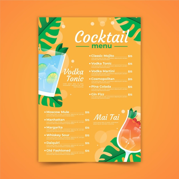 Cocktailkaart