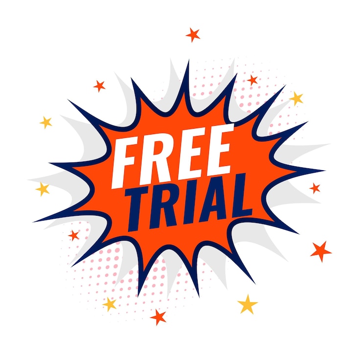 Gratis Vector comic style gratis proef sticker achtergrond kopen volledige toegang