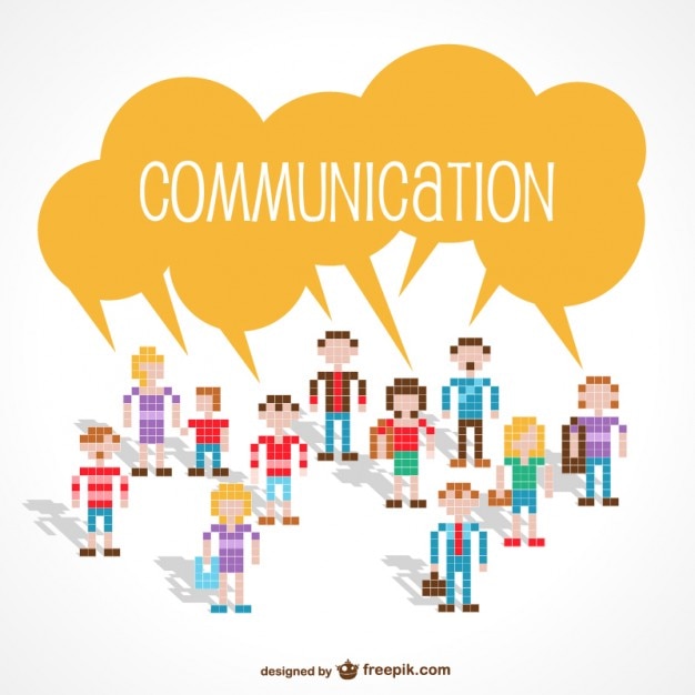 Gratis vector communicatie concept vector