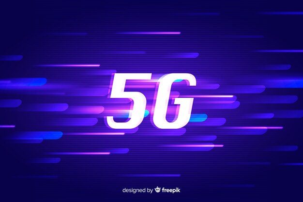 Concept 5g achtergrond