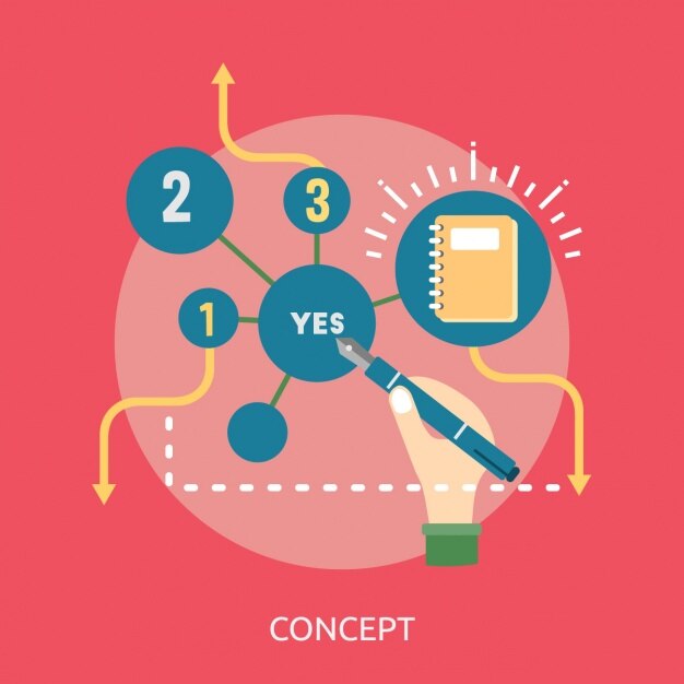 Concept achtergrond ontwerp