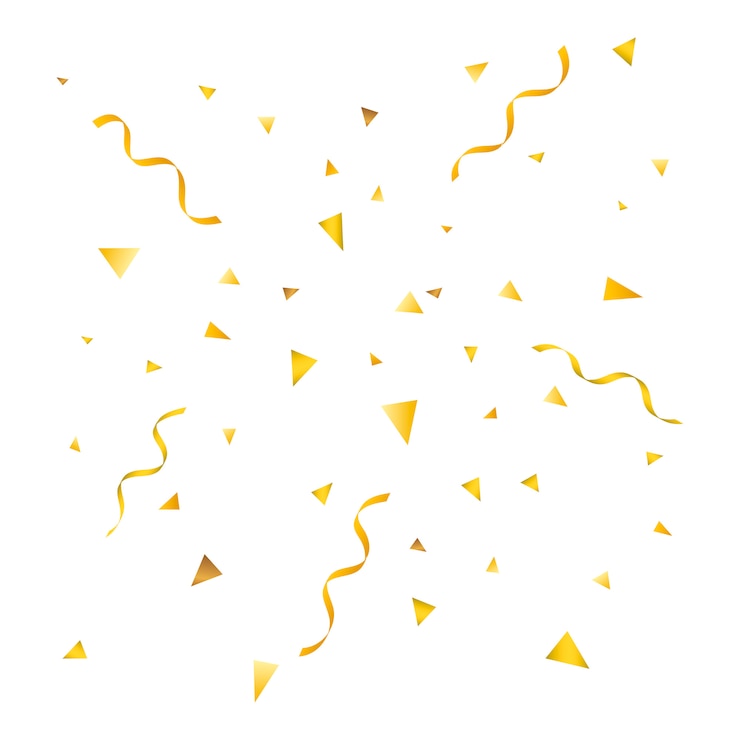 Gratis Vector confetti