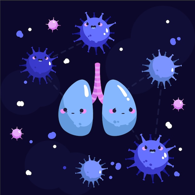 Gratis vector coronavirus concept