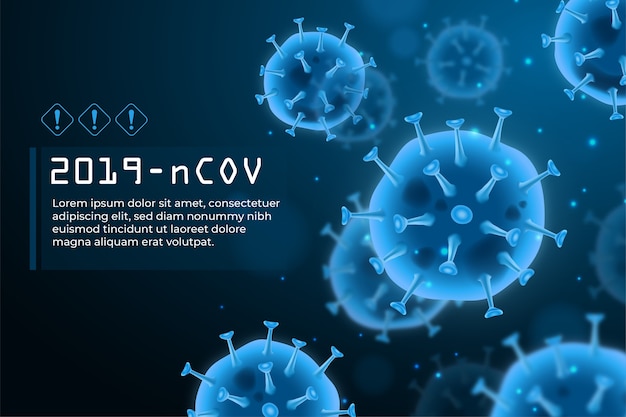 Gratis vector coronavirus concept