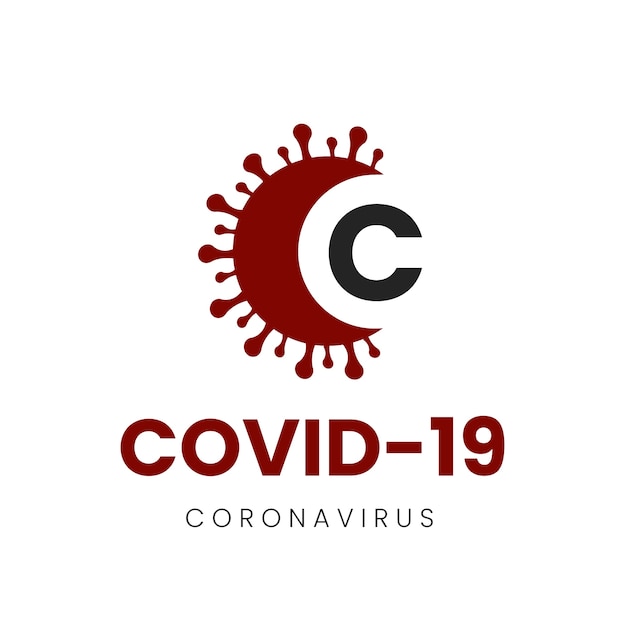 Coronavirus logo ontwerp