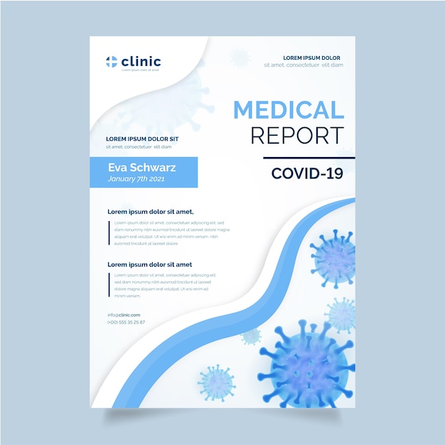 Coronavirus medisch rapportsjabloon