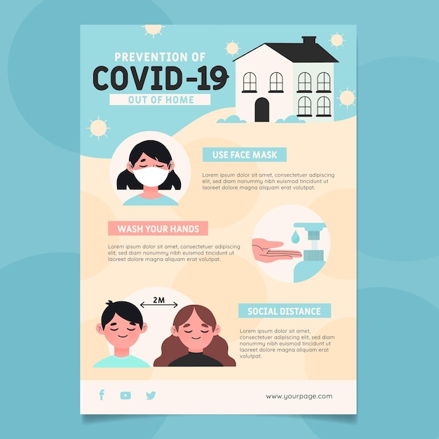 Coronavirus preventie poster