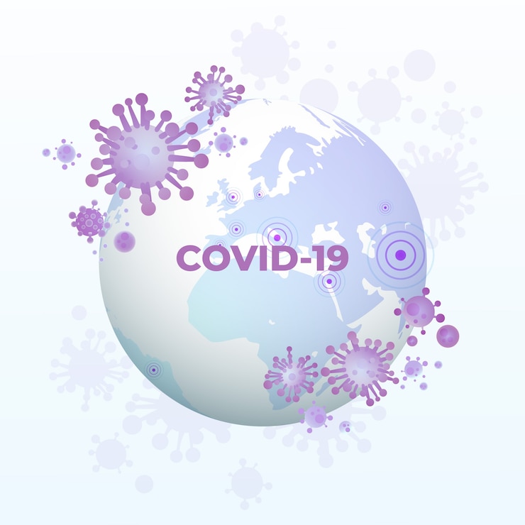 Gratis Vector coronavirus-wereldoverdracht