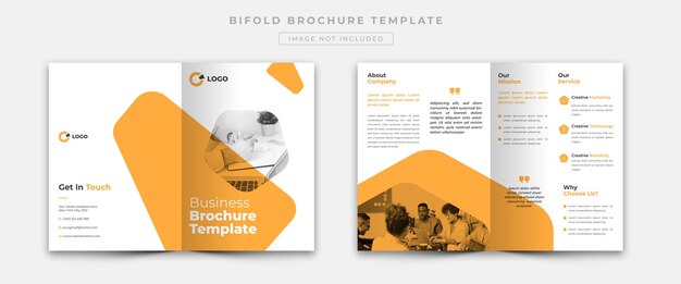 Corporate Bifold Brochure sjabloonontwerp