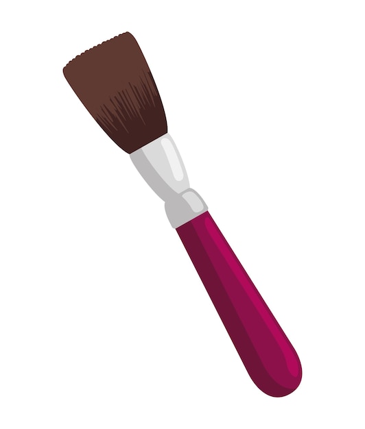 Gratis vector cosmetisch penseel icoon