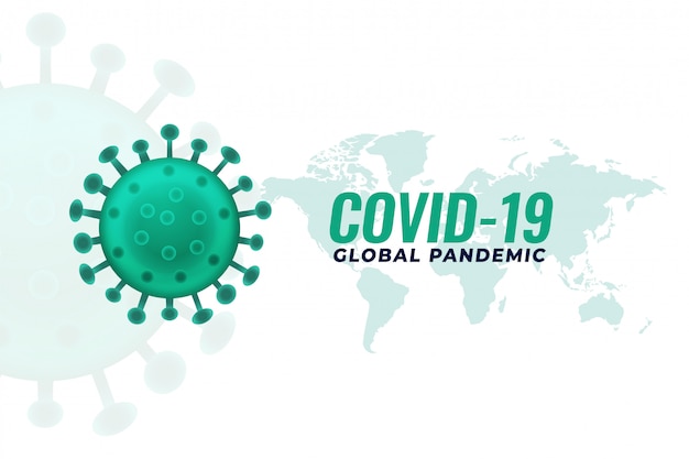 Covid19 coronavirus pandemie infectie uitbarsting achtergrondontwerp