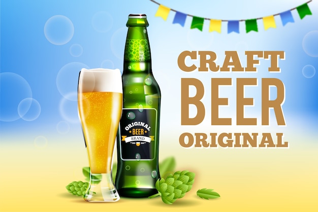 Craft bier drankje advertentie