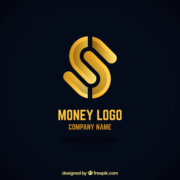 Creatief geld logo concept