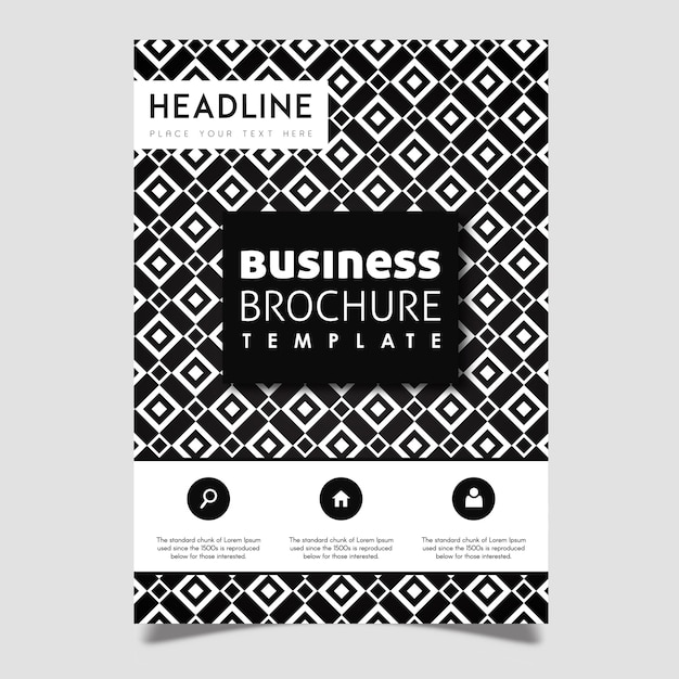 Creatief vector brochure template ontwerp