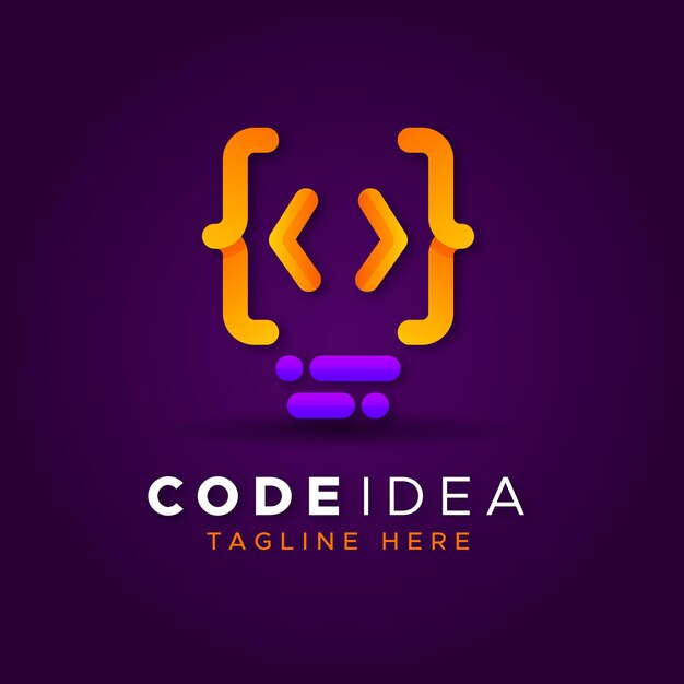 Creatief verloopcode logo