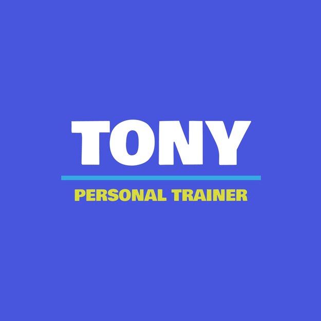 Creatief wonder personal trainer-logo