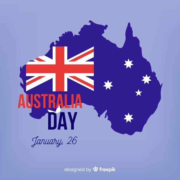 Creatieve Australië dag achtergrond