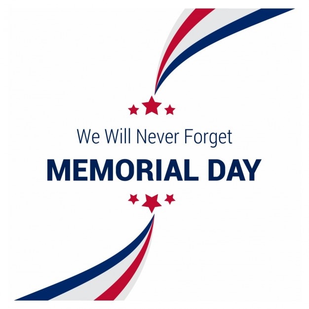 Creatieve memorial day background