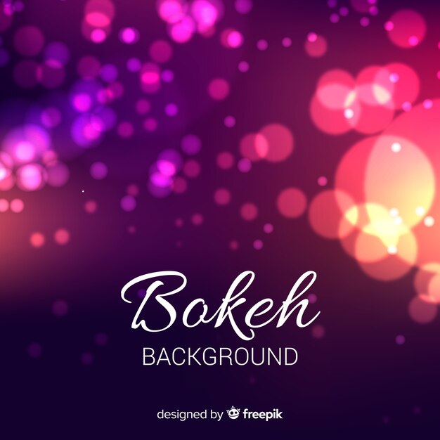 Creatieve wazig bokeh achtergrond concept