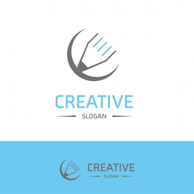 Gratis vector creative designer logo