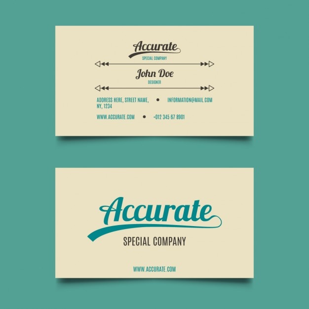 Gratis vector creative vintage adreskaartje