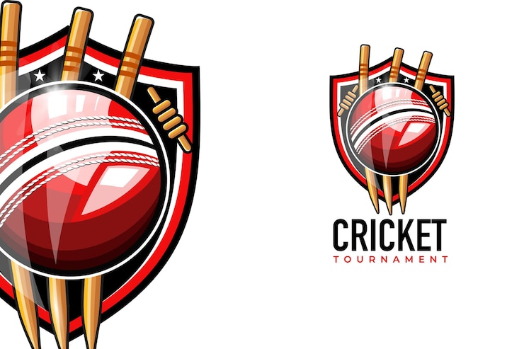 Gratis Vector cricket toernooi vector logo design