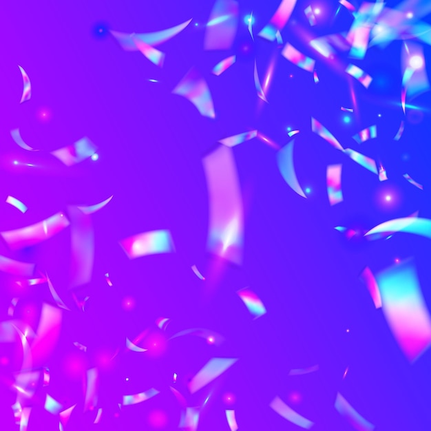 Cristal Confetti Blue Disco Sparkles Falling Tinsel Party Fes