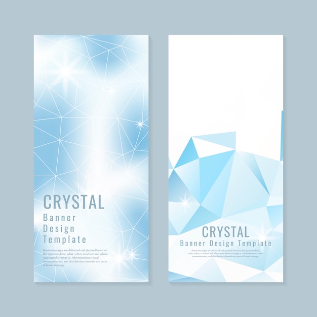 Crystal gestructureerde achtergrond collectie