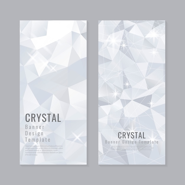 Crystal gestructureerde achtergrond collectie