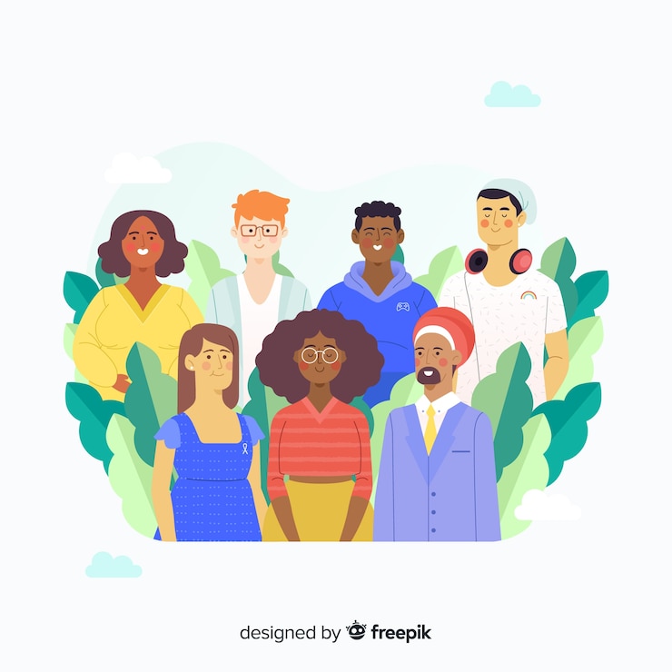 Gratis Vector culturele diversiteit