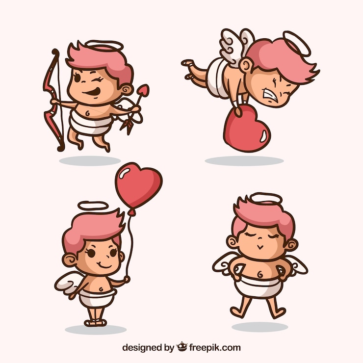 Gratis Vector cupido-collectie