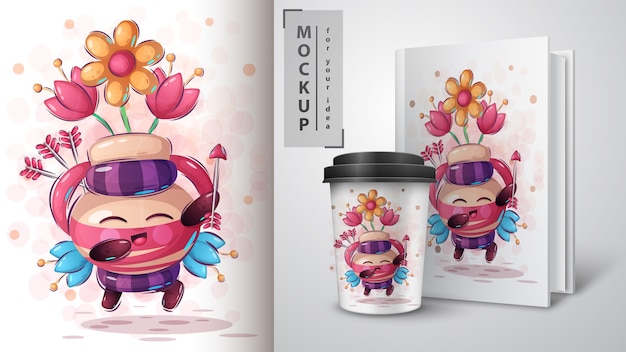 Cupido met pijlen poster en merchandising