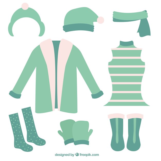 Cute winter kleding set