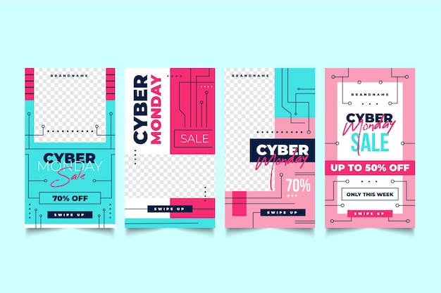 Cyber maandag Instagram-verhalen