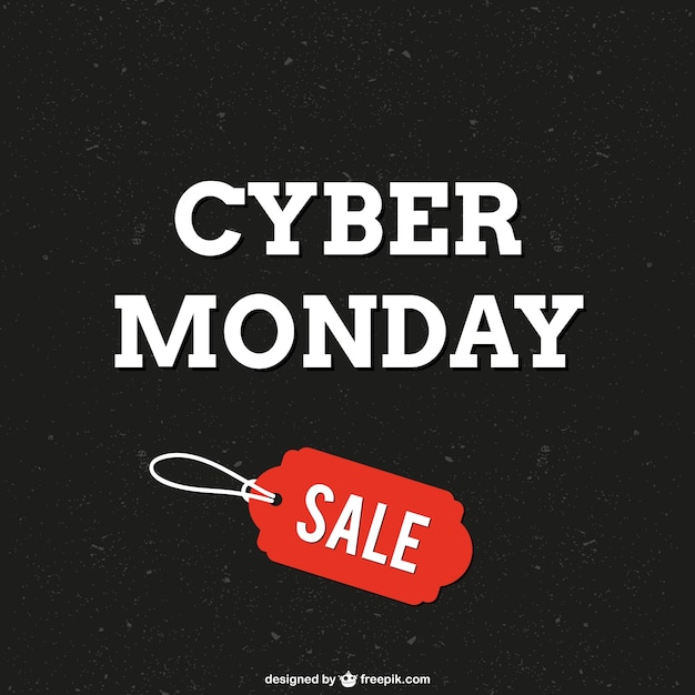 Cyber ​​monday verkoop vector