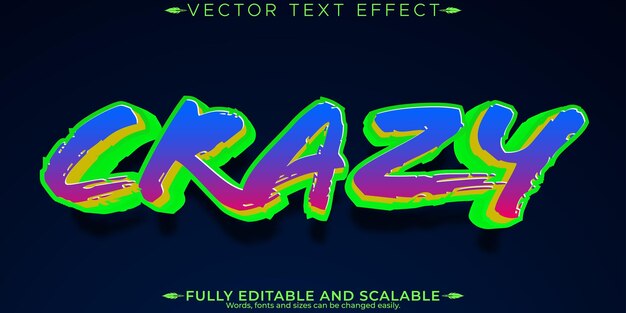 Cyber tekst effect bewerkbare toekomst en neon tekst stijl