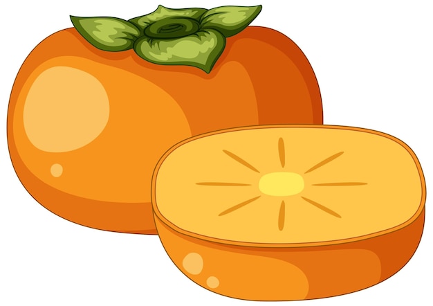 Gratis vector dadelpruim fruit cartoon geïsoleerd