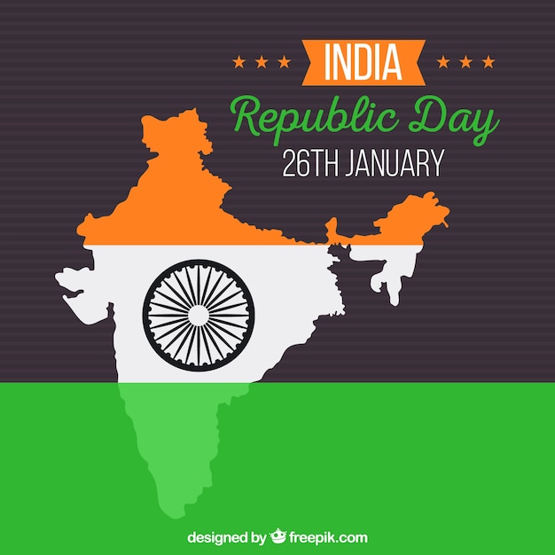 Gratis vector dag van de republiek india