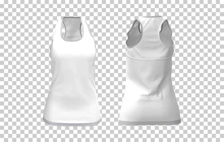Gratis Vector dames tanktop-shirt