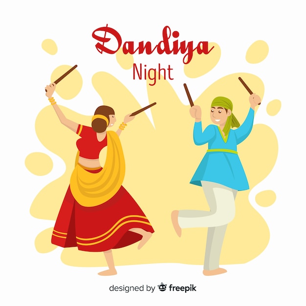 Dandiya-dansers