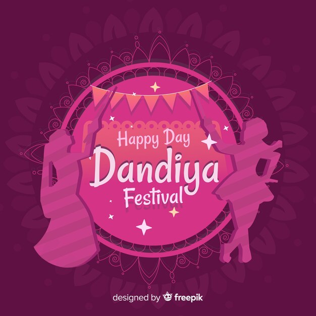 Dandiya festival achtergrond