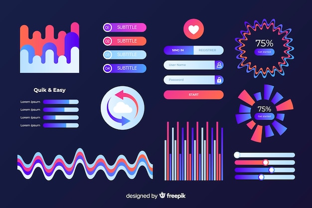 Dashboard-elementenverzameling