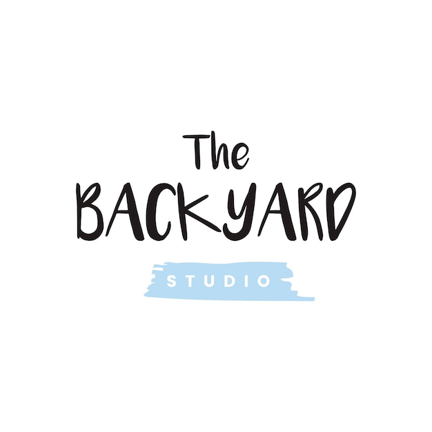 De achtertuin studio logo vector