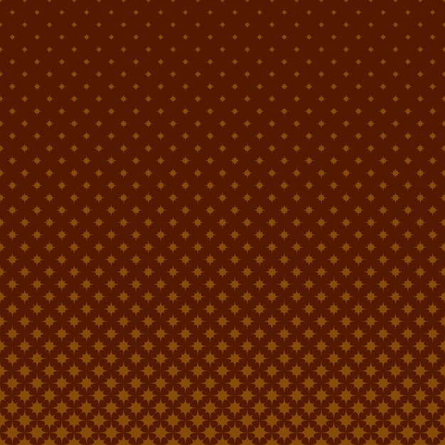 De bruine geometrische halftone achtergrond van het sterpatroon