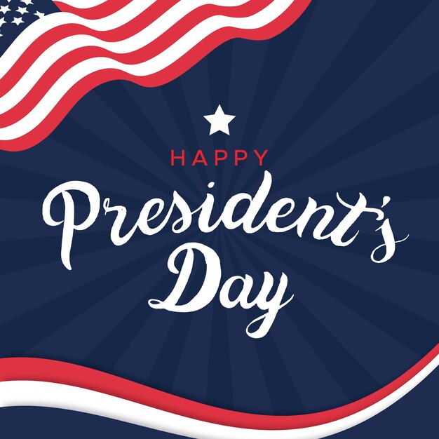 De dag van de president belettering