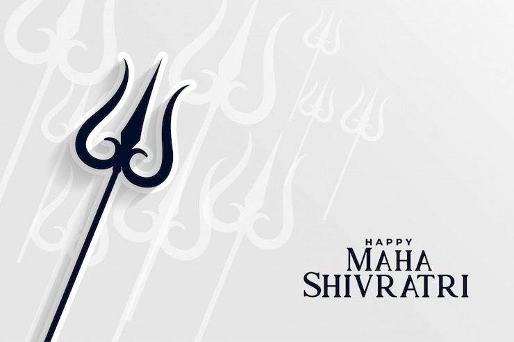 Gratis Vector de gelukkige achtergrond van het shivratri hindoese traditionele festival van maha