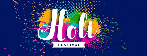 De gelukkige kleurrijke achtergrond van het holi abstracte festival