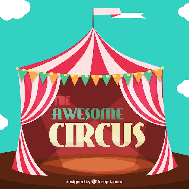 Gratis vector de geweldige circus