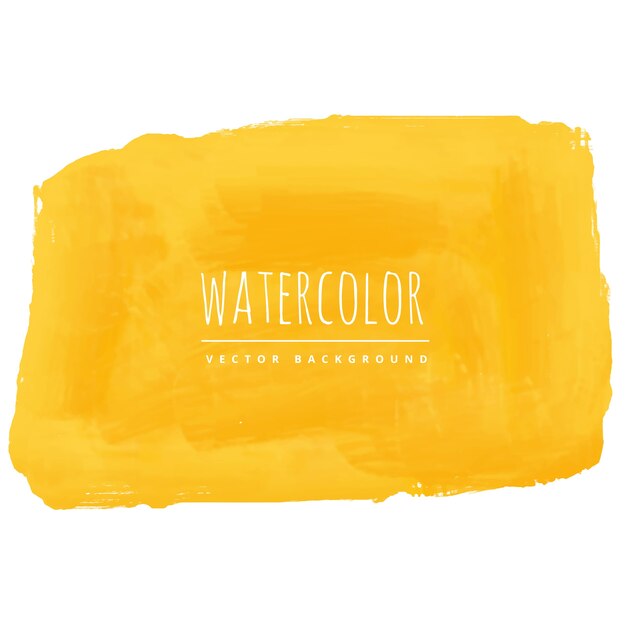 de hand beschilderd gele achtergrond van de waterverftextuur